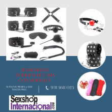 SEX BONDAGE ATADURAS DE CAMA CON MORDAZA SEXSHOP PTE PIEDRA 931568025